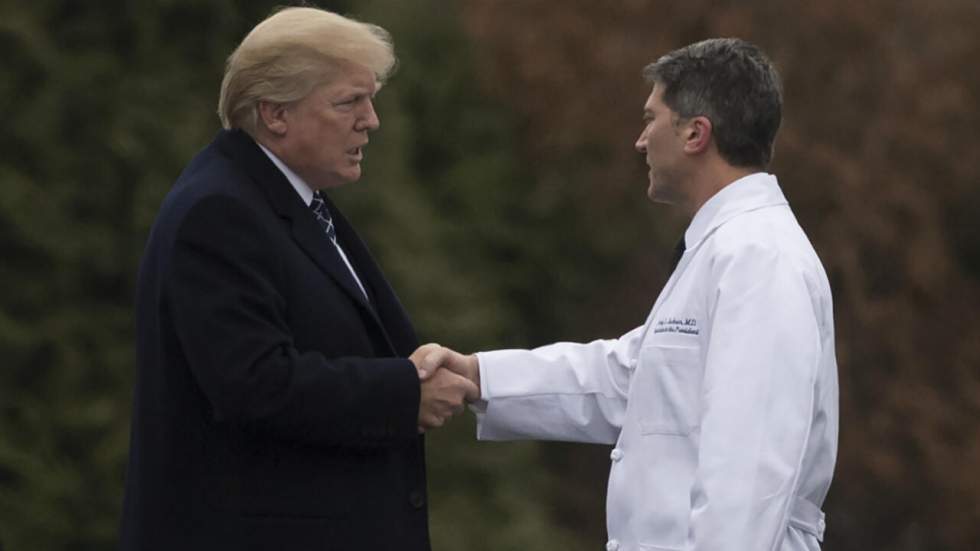 Trump est en excellente santé, selon le médecin de la Maison Blanche
