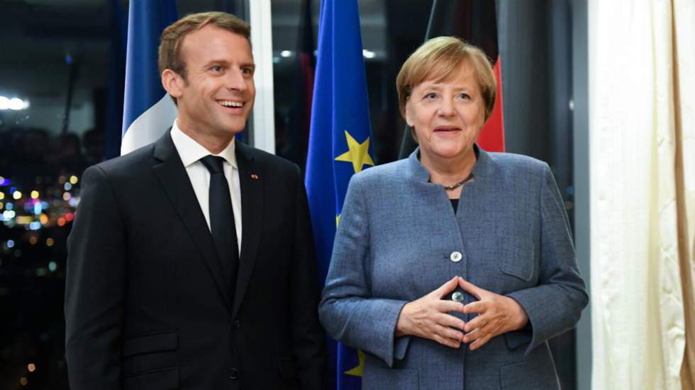 Merkel reçue par Macron : "Montrer que le couple franco-allemand continue de fonctionner"