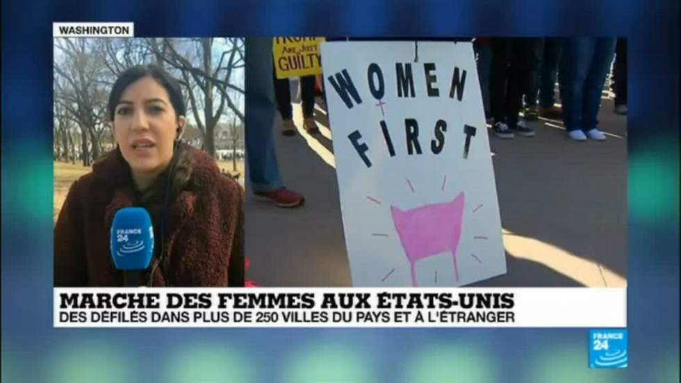 États-Unis : la deuxième Marche des femmes a réuni des dizaines milliers de manifestants