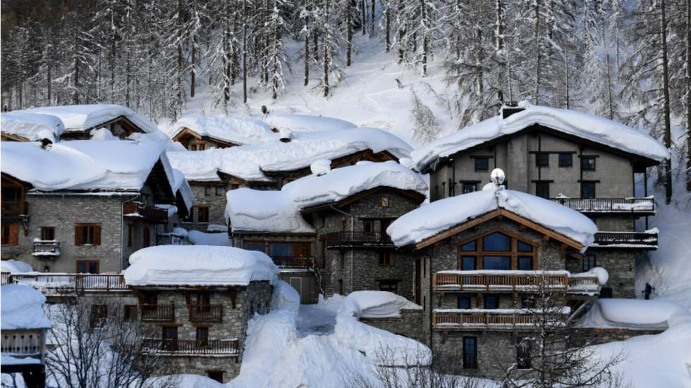 En images : des chutes de neige record dans les Alpes