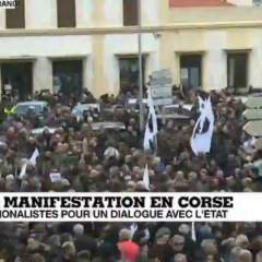 Corse : une manifestation à l’appel des nationalistes trois jours avant la venue de Macron Corse : une manifestation à l’appel des nationalistes trois jours avant la venue de Macron