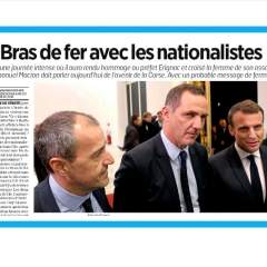 Corse : "Bras de fer avec les nationalistes" Corse : "Bras de fer avec les nationalistes"