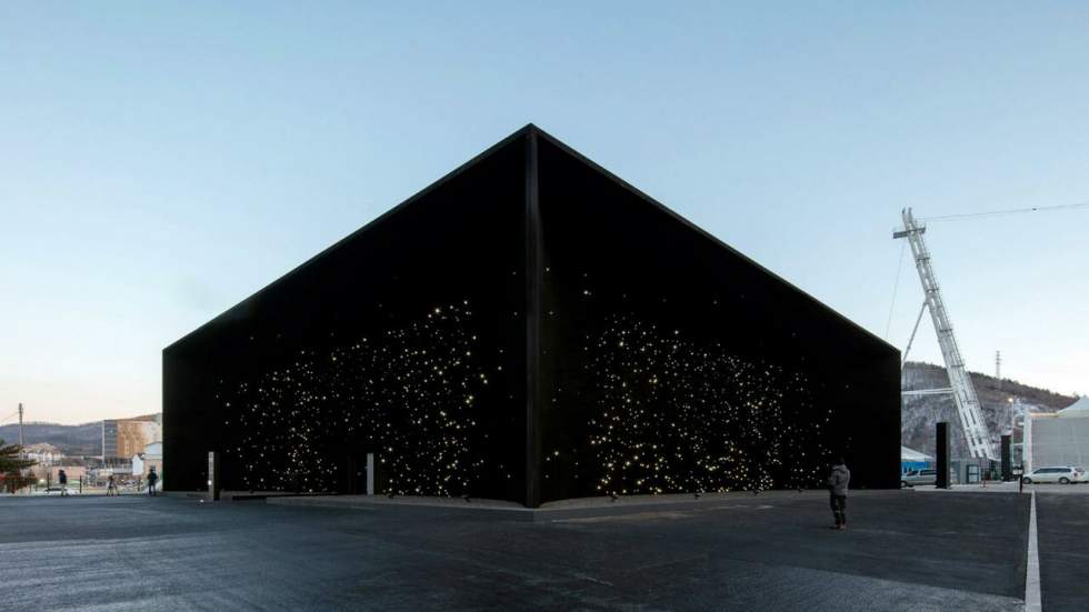 Le bâtiment "le plus sombre du monde" se visite aux JO de Pyeongchang