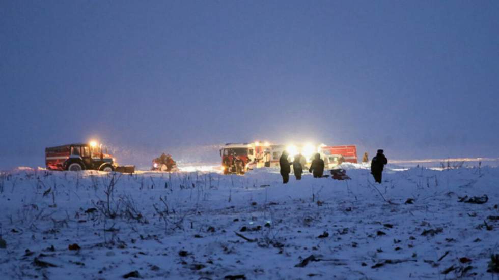 Un avion de ligne s'écrase près de Moscou, aucun survivant parmi les 71 passagers Un avion de ligne s'écrase près de Moscou, aucun survivant parmi les 71 passagers