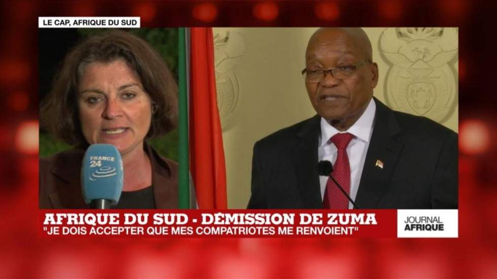 Jacob Zuma démissionne : "Je dois accepter que mes compatriotes me renvoient"