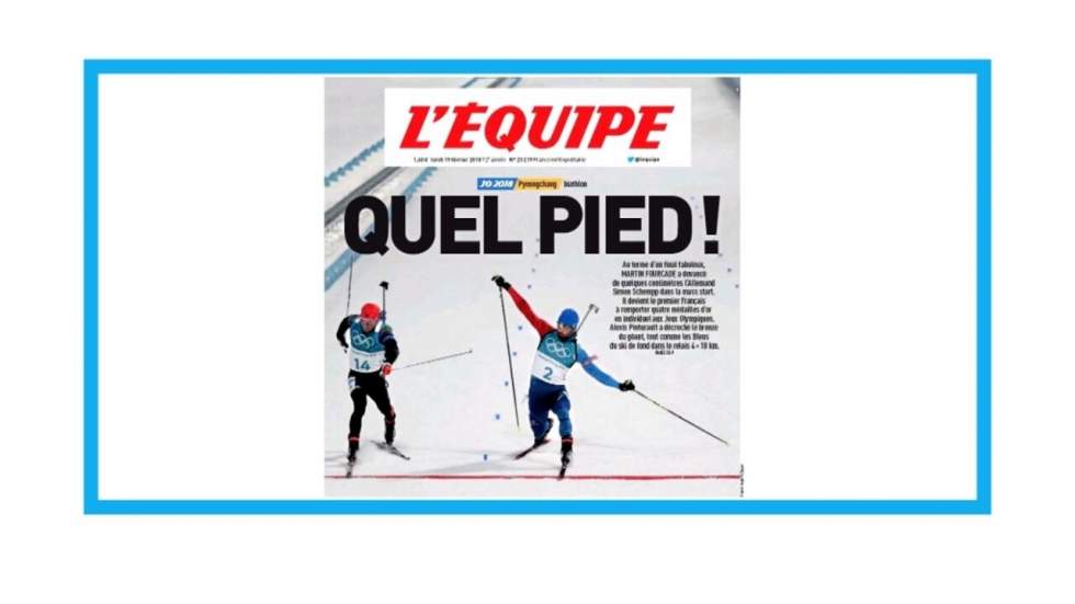 Fourcade en or : "Quel pied !"