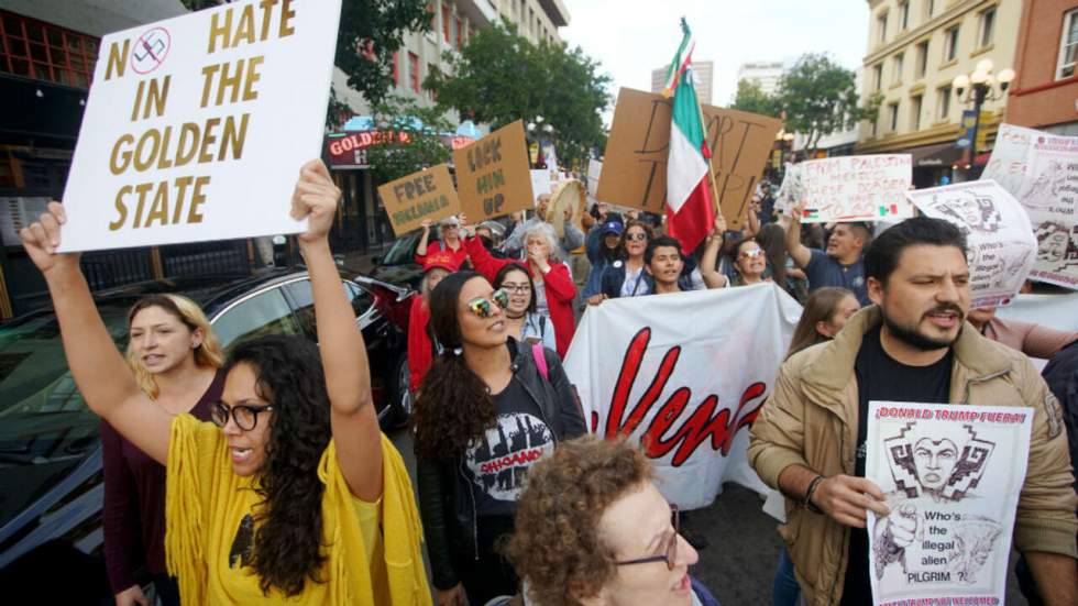 Donald Trump vient défier une Californie en rébellion Donald Trump vient défier une Californie en rébellion