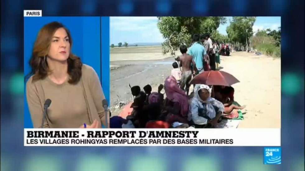 Birmanie : des bases militaires remplacent les villages de Rohingya, affirme Amnesty