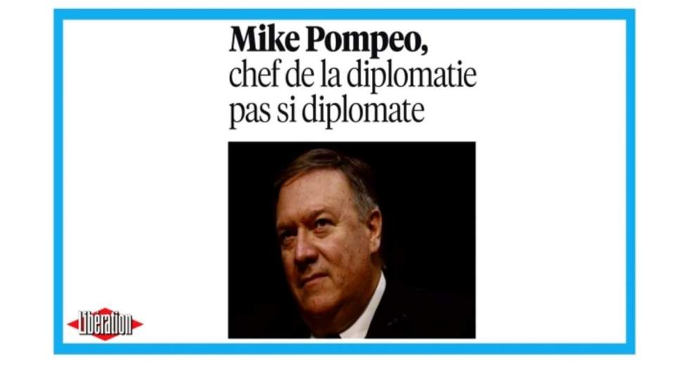 "Mike Pompeo, un chef de la diplomatie pas si diplomate"