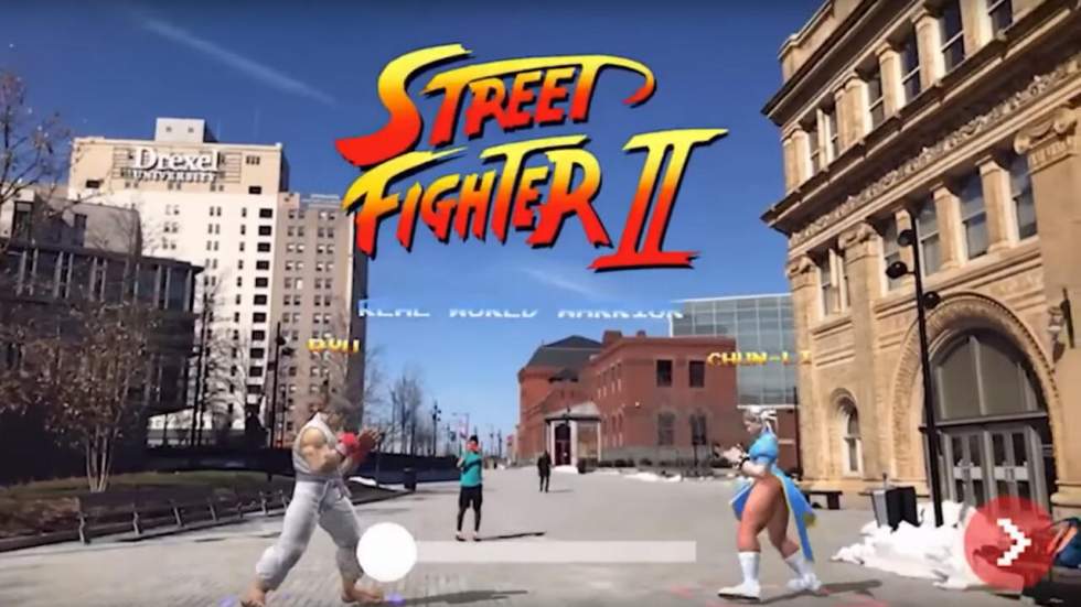 On veut vraiment jouer à cette version de "Street Fighter 2" en réalité augmentée On veut vraiment jouer à cette version de "Street Fighter 2" en réalité augmentée