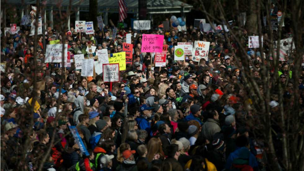 Marée humaine aux États-Unis contre les armes à feu