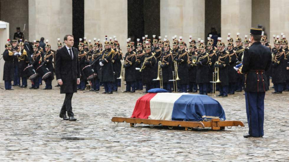 Hommage national : pour Macron, le gendarme Arnaud Beltrame incarne "l'esprit français de résistance"