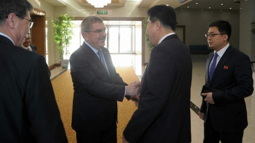 Visite en Corée du Nord pour le président du CIO Thomas Bach Visite en Corée du Nord pour le président du CIO Thomas Bach