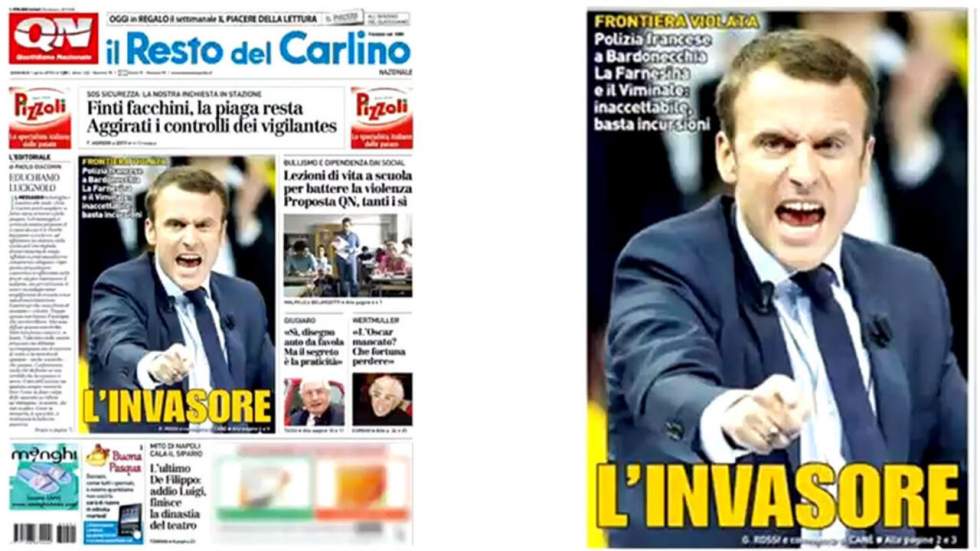 Douaniers français en Italie : Rome s’en prend à "l’envahisseur" Macron et à sa politque migratoire Douaniers français en Italie : Rome s’en prend à "l’envahisseur" Macron et à sa politque migratoire