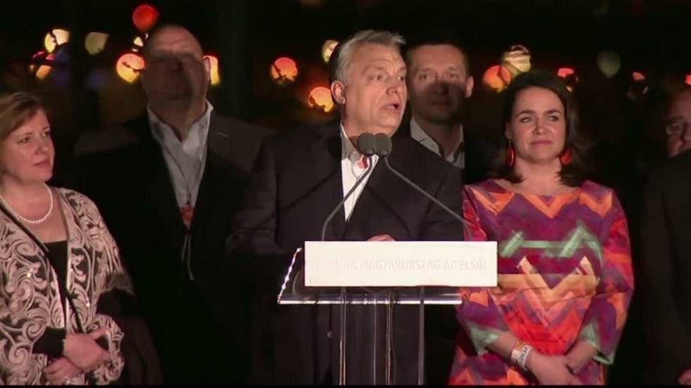 Élections législatives hongroises : Viktor Orban revendique une "victoire historique" Élections législatives hongroises : Viktor Orban revendique une "victoire historique"