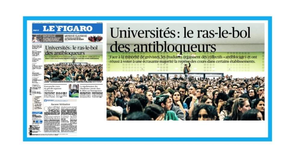 "Universités : le ras-le-bol des antibloqueurs"