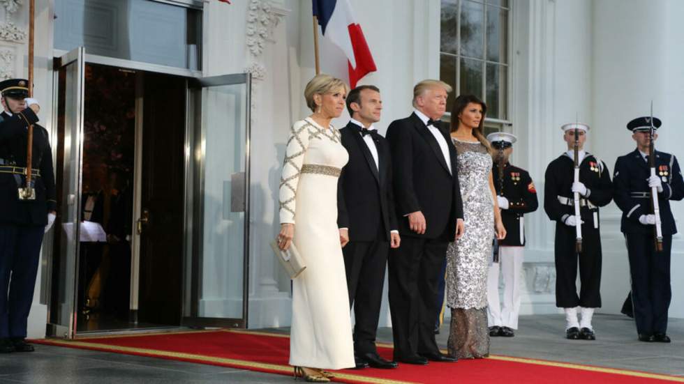 En images : faste à Washington pour le dîner d'État Trump - Macron