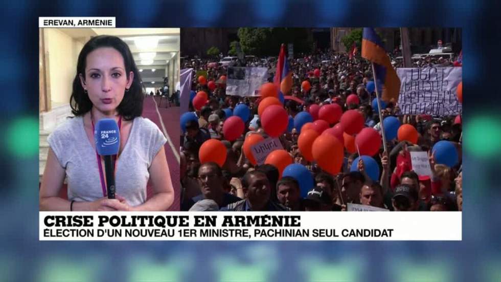 Arménie : des milliers de manifestants à Erevan en soutien à l’opposant Pachinian Arménie : des milliers de manifestants à Erevan en soutien à l’opposant Pachinian