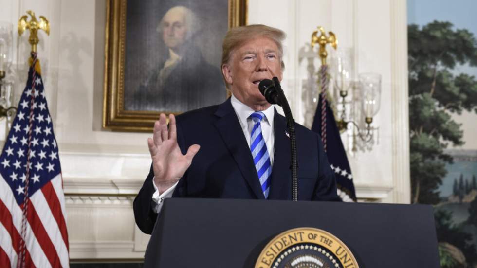 Donald Trump annonce le retrait des États-Unis de l'accord sur le nucléaire iranien Donald Trump annonce le retrait des États-Unis de l'accord sur le nucléaire iranien