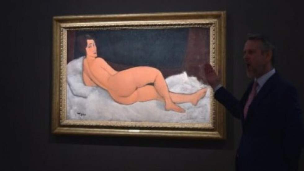 Un "Nu couché" d'Amedeo Modigliani adjugé 157,2 millions de dollars à New York Un "Nu couché" d'Amedeo Modigliani adjugé 157,2 millions de dollars à New York