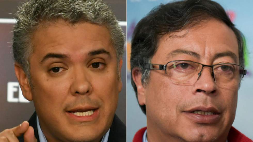 Présidentielle en Colombie : un second tour entre Ivan Duque (droite) et Gustavo Petro (gauche)