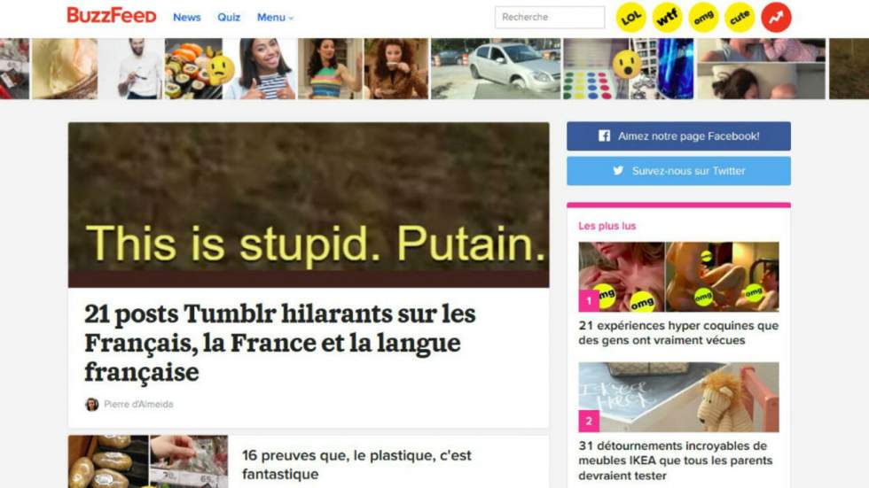 Le site américain BuzzFeed va fermer sa version française