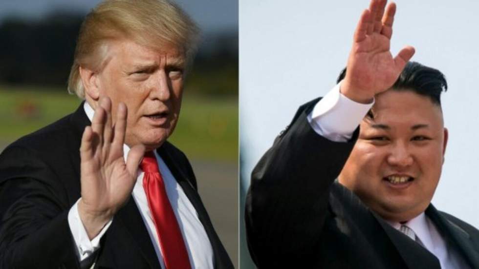Au sommet de Singapour, Trump en "mission de paix" face à Kim Jong-un Au sommet de Singapour, Trump en "mission de paix" face à Kim Jong-un