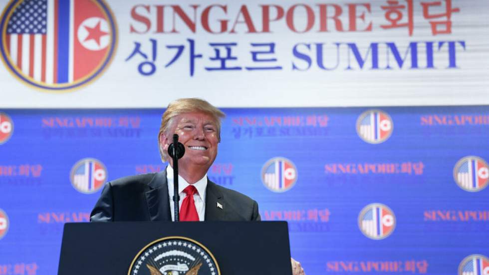 Sommet Trump - Kim à Singapour : "un sommet pour les livres d’Histoire" Sommet Trump - Kim à Singapour : "un sommet pour les livres d’Histoire"