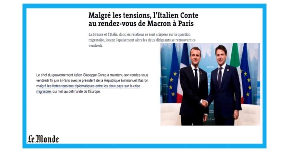 "Malgré les tensions, l’Italien Conte sera au rendez-vous"