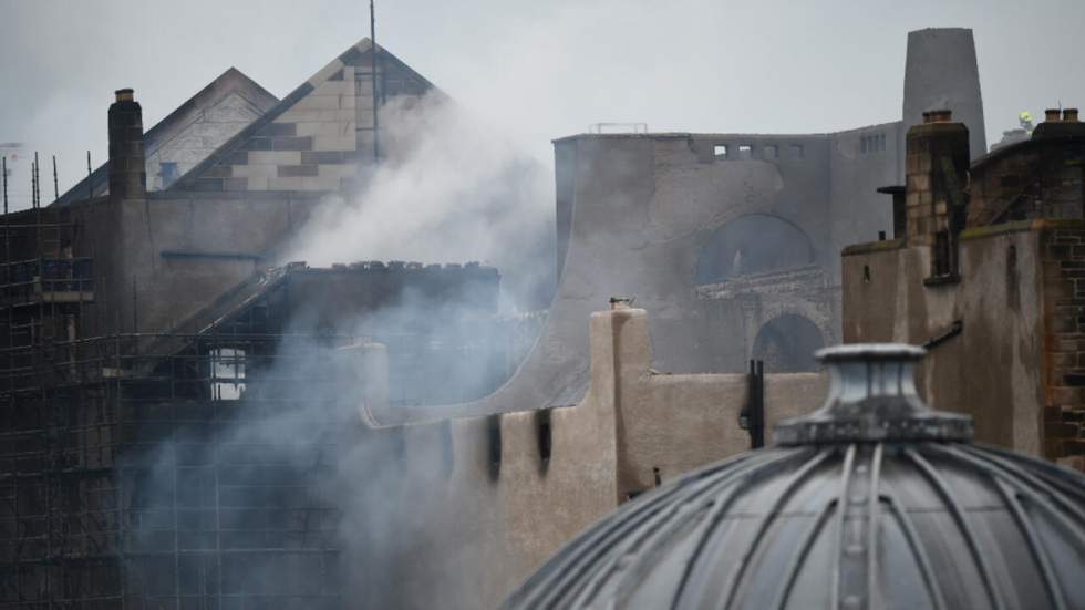 Écosse : un incendie détruit la prestigieuse école d'art de Glasgow