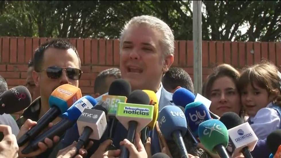 Colombie : Ivan Duque, candidat de droite et opposant à l'accord avec les Farc, élu président