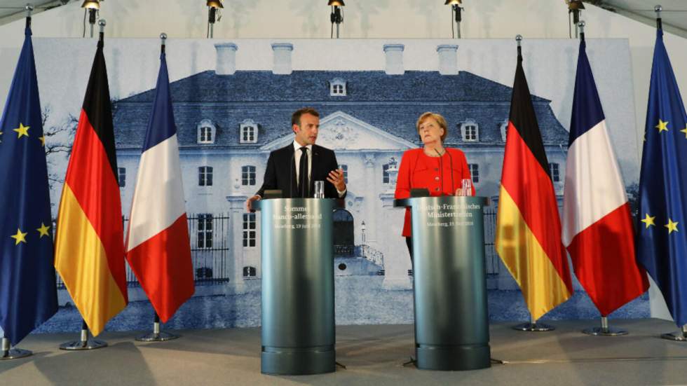 Zone euro et migrants : Macron et Merkel affichent leur unité