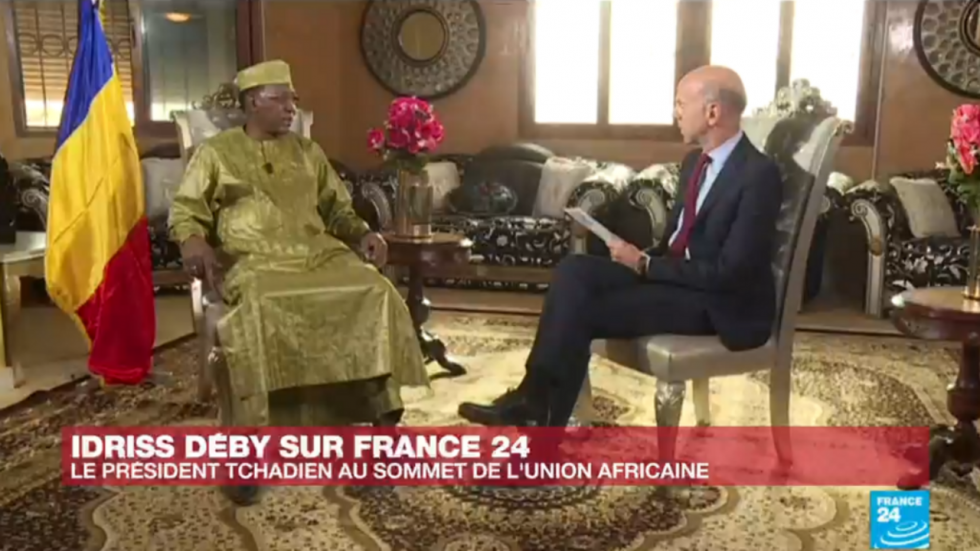 Idriss Déby à France 24 : "Pour le G5 Sahel, nous attendons des actes" Idriss Déby à France 24 : "Pour le G5 Sahel, nous attendons des actes"