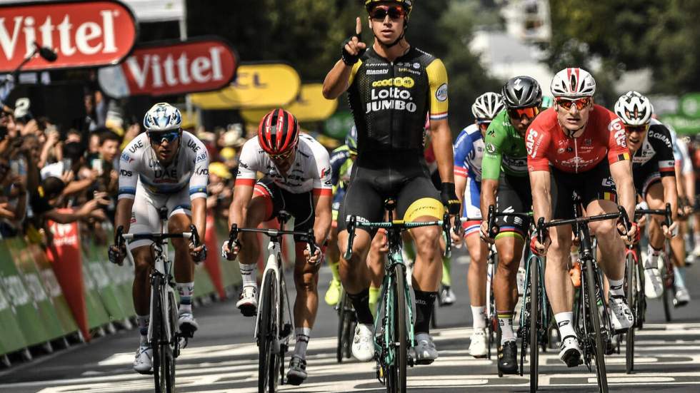 Tour de France : Groenewegen domine la 8e étape, Van Avermaet reste en jaune