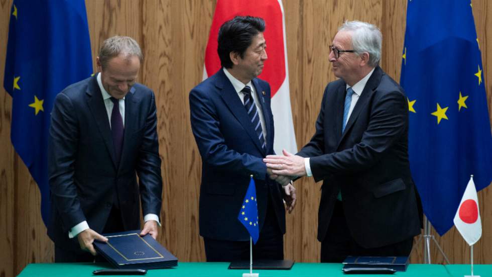 Le Japon et l’Union européenne signent le Jefta, un traité historique de libre-échange