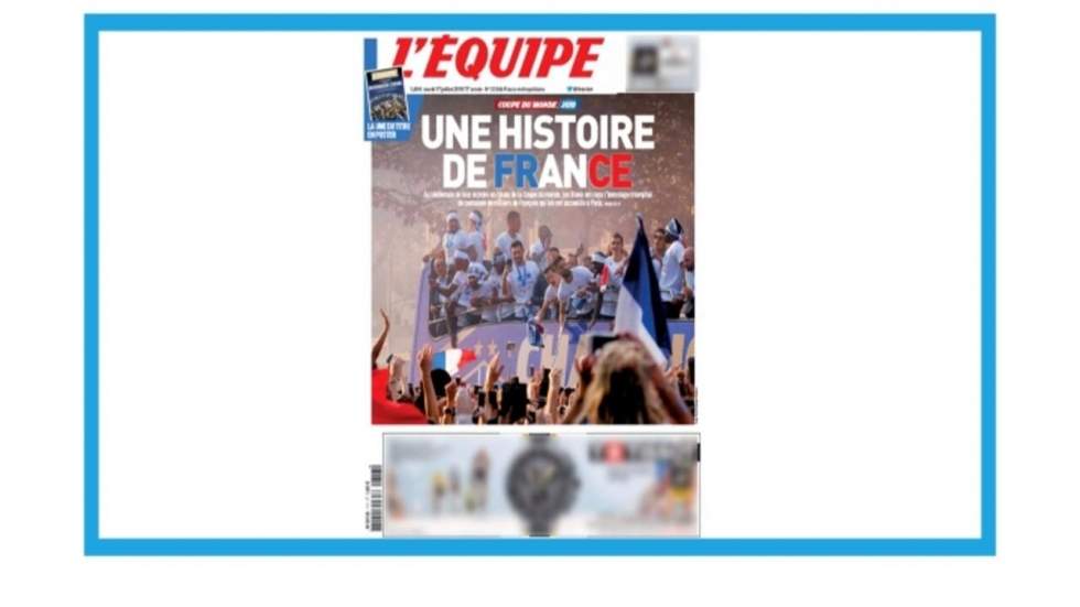 Retour triomphal des Bleus : "Une histoire de France"