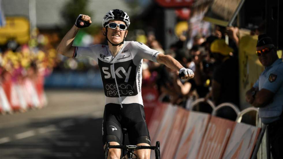 Tour de France 2018 : le Britannique Geraint Thomas remporte la 11e étape et s'empare du maillot jaune