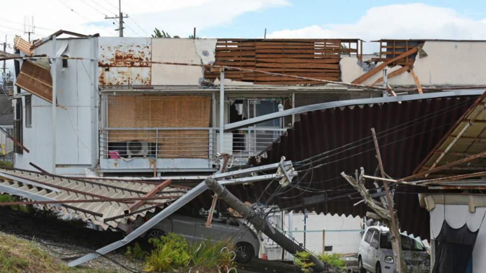 Après des inondations meurtrières, le Japon balayé par une tempête tropicale