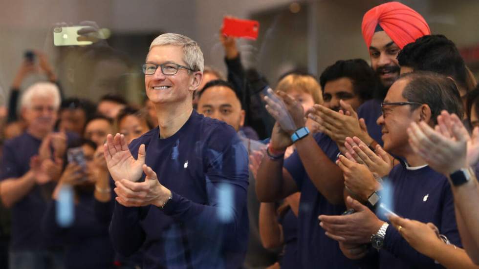 Apple, première entreprise privée à valoir 1 000 milliards de dollars en bourse