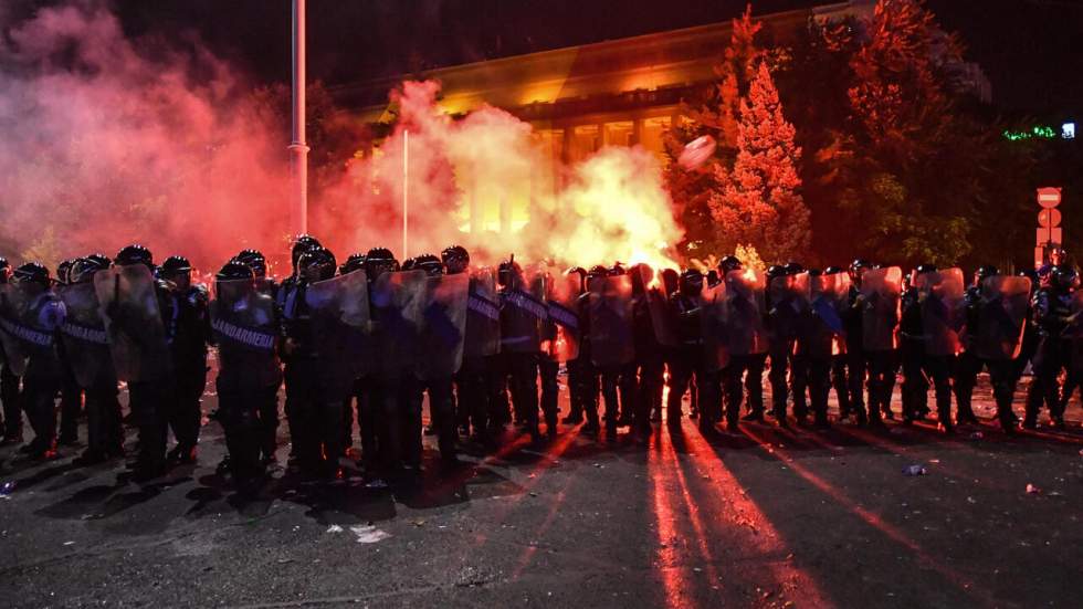 Roumanie : intervention "brutale" de la police lors d'une manifestation anti-gouvernement