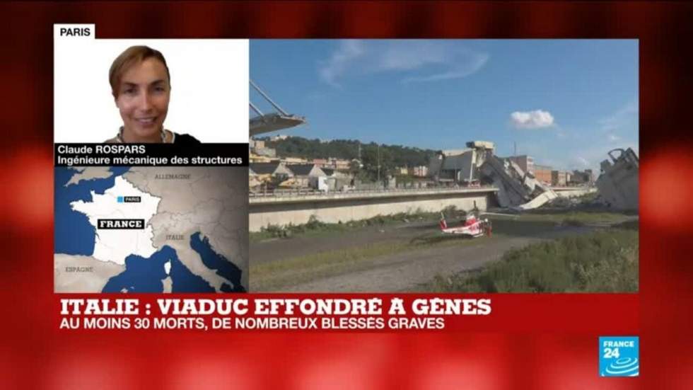 Italie : recherche de survivants après l'effondrement meurtrier d'un viaduc près de Gênes