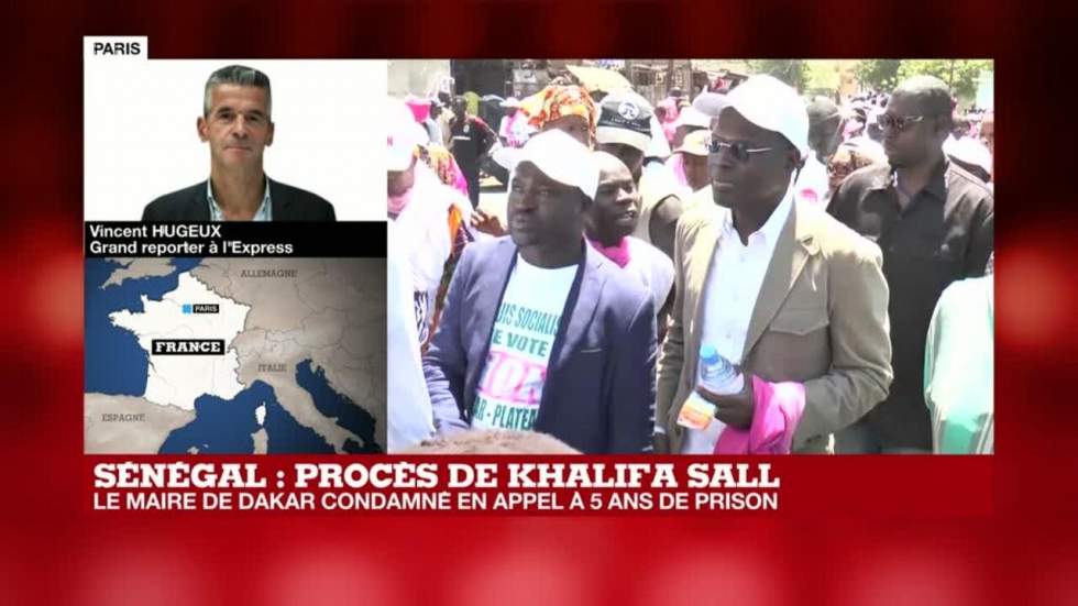 Sénégal : Khalifa Sall, maire de Dakar, condamné à cinq ans de prison en appel Sénégal : Khalifa Sall, maire de Dakar, condamné à cinq ans de prison en appel