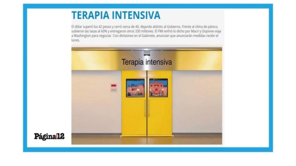 "Thérapie intensive" en Argentine