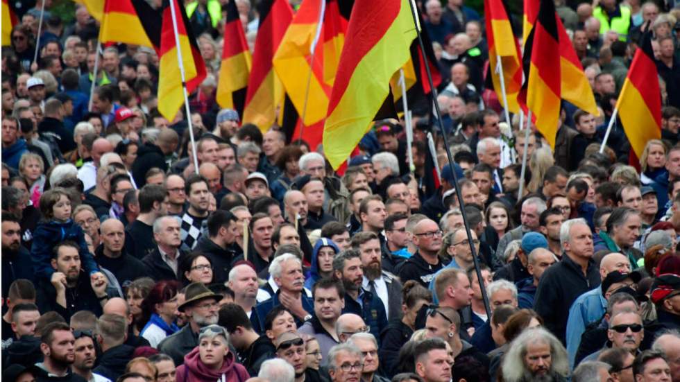 Allemagne : pro et anti-migrants se sont faits face à Chemnitz