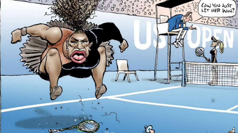 Vent de critiques après la publication en Australie d'une caricature de Serena Williams