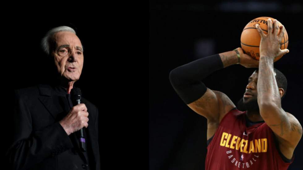 Quand la star de la NBA LeBron James déclarait sa flamme à Charles Aznavour