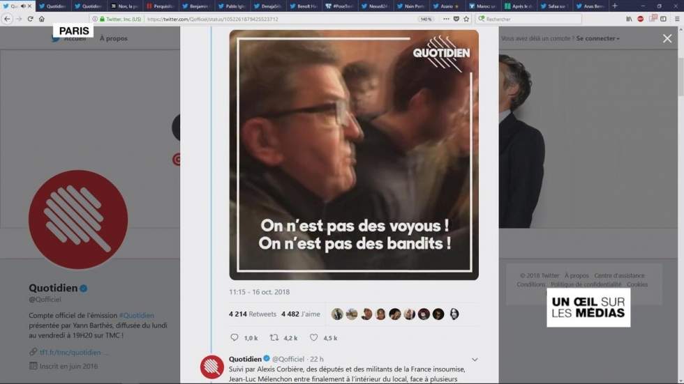 La colère de Jean-Luc Mélenchon divise la toile
