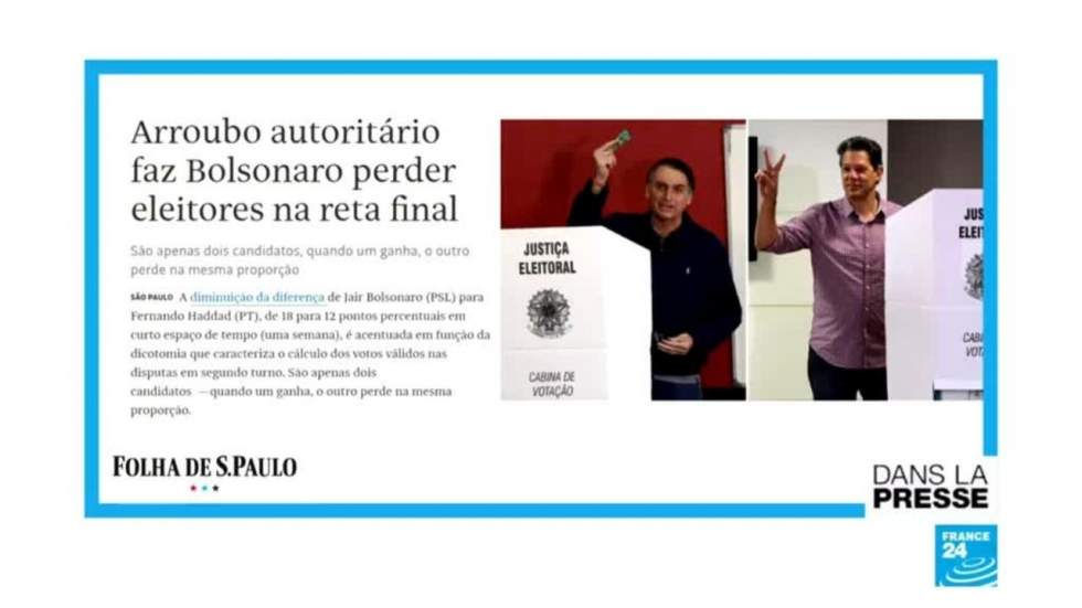 "La victoire de Bolsonaro n'est pas assurée"