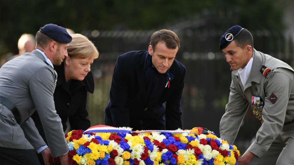 Centenaire de l'Armistice de 1918 : Macron et Merkel célèbrent la réconciliation franco-allemande