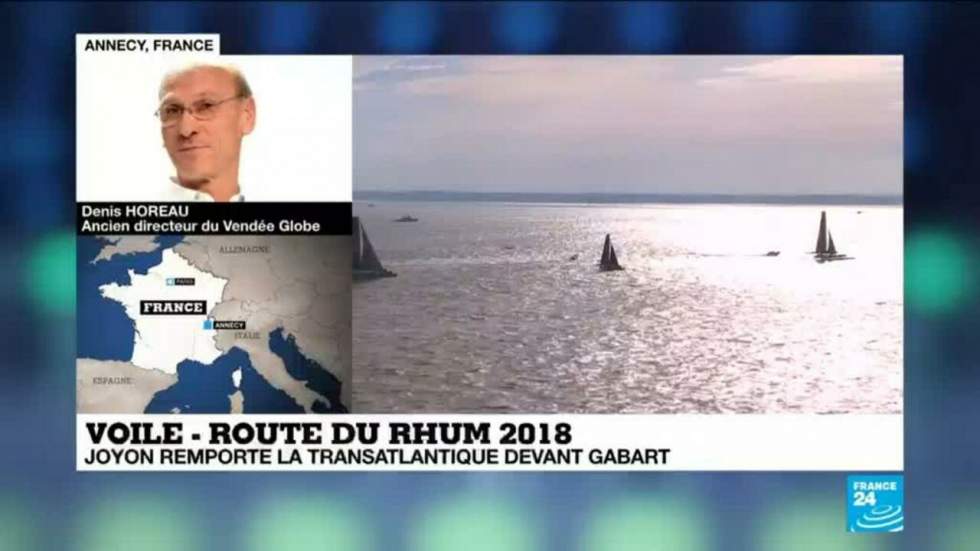 Route du Rhum : le vieux loup de mer Francis Joyon l'emporte face au jeune François Gabart